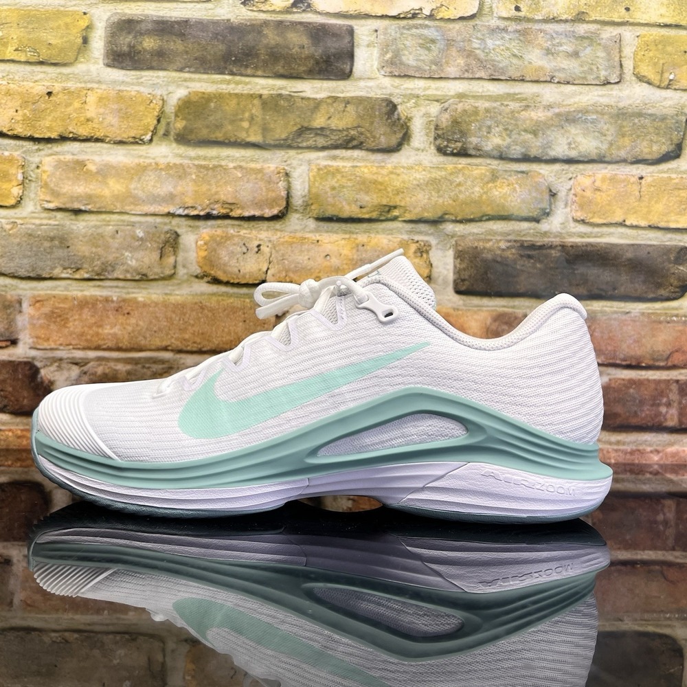 Womens Size 11 - Nike Air Zoom Vapor 12 Tennis Shoes White Mint FV5554-106